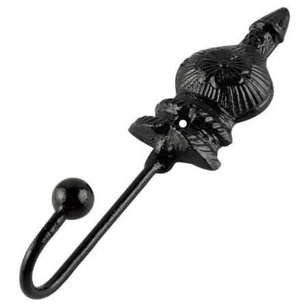 Decorative Black Iron Wall Hooks